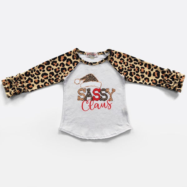 Sassy Claus Raglan by Clover Cottage
