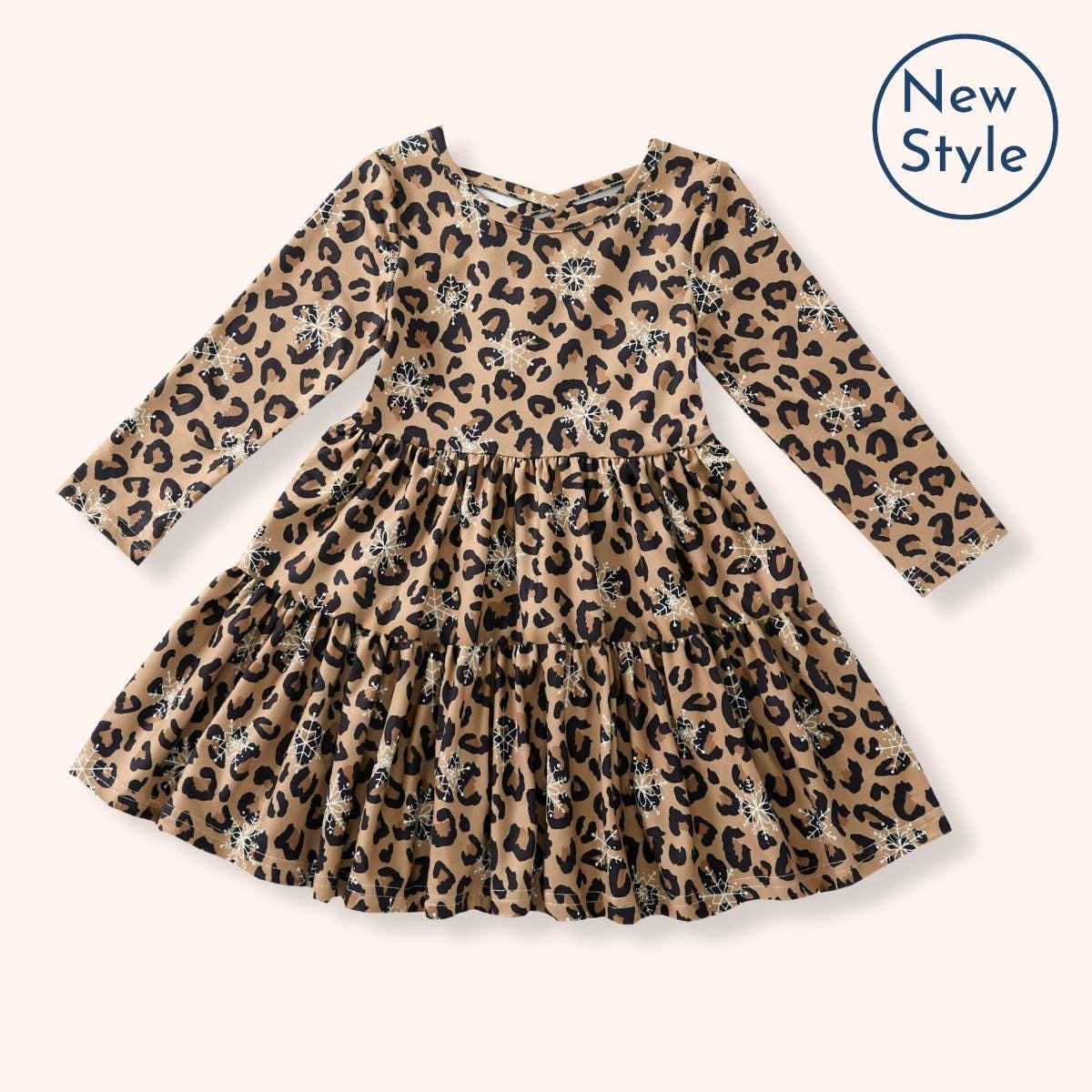Pre-Order Snow Leopard Dress By Pete + Lucy