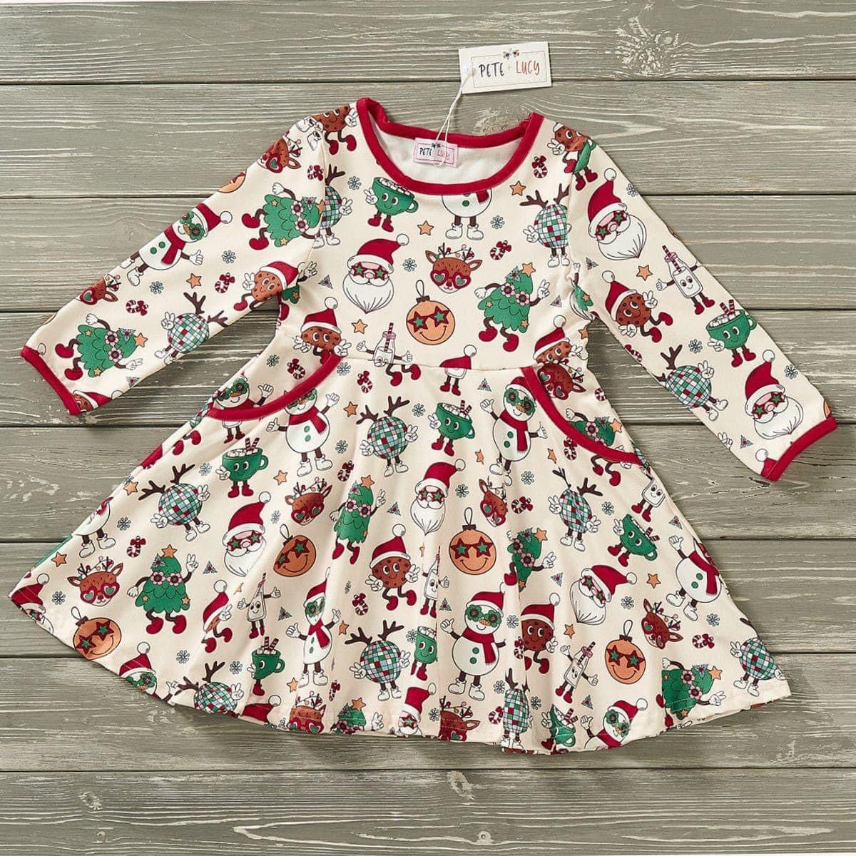 Groovin’ Into Christmas Dress by Pete + Lucy