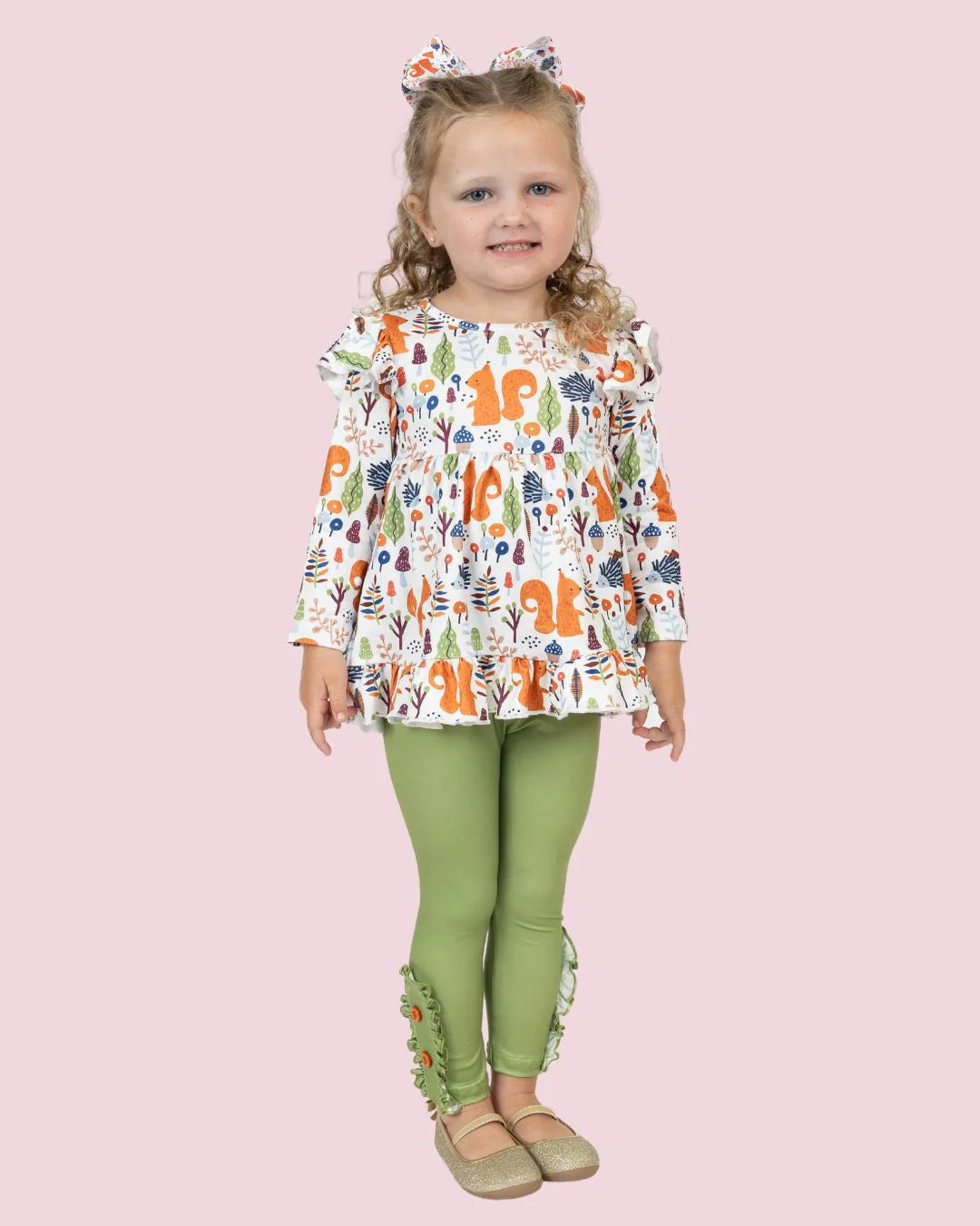 Squeaky Squirrel Pants Set by Pete + Lucy