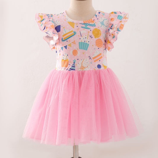Celebrate Girls Dress By Clover Cottage