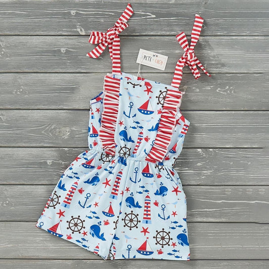 Pre-Order Anchors Away Jumpsuit by Pete + Lucy