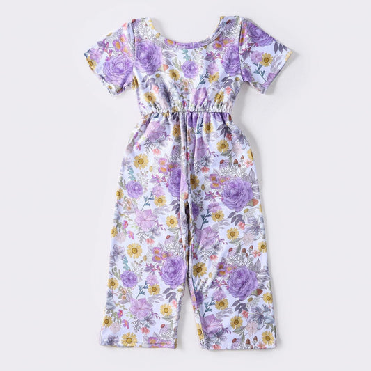 Lilac Rust Romper By Clover Cottage