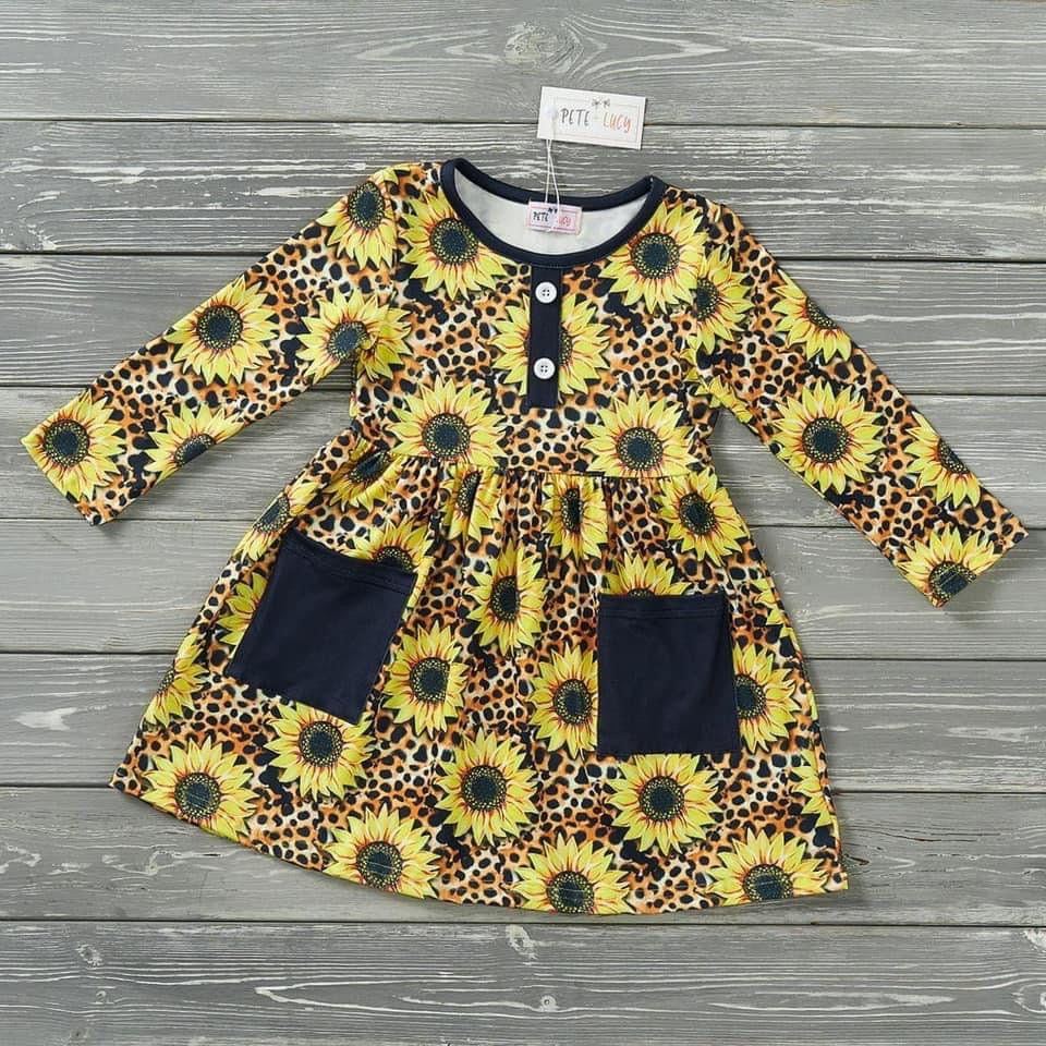 Sunflower Safari Dress by Pete + Lucy