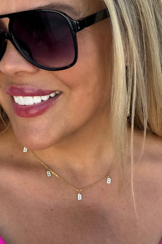 Letter Charm Necklace