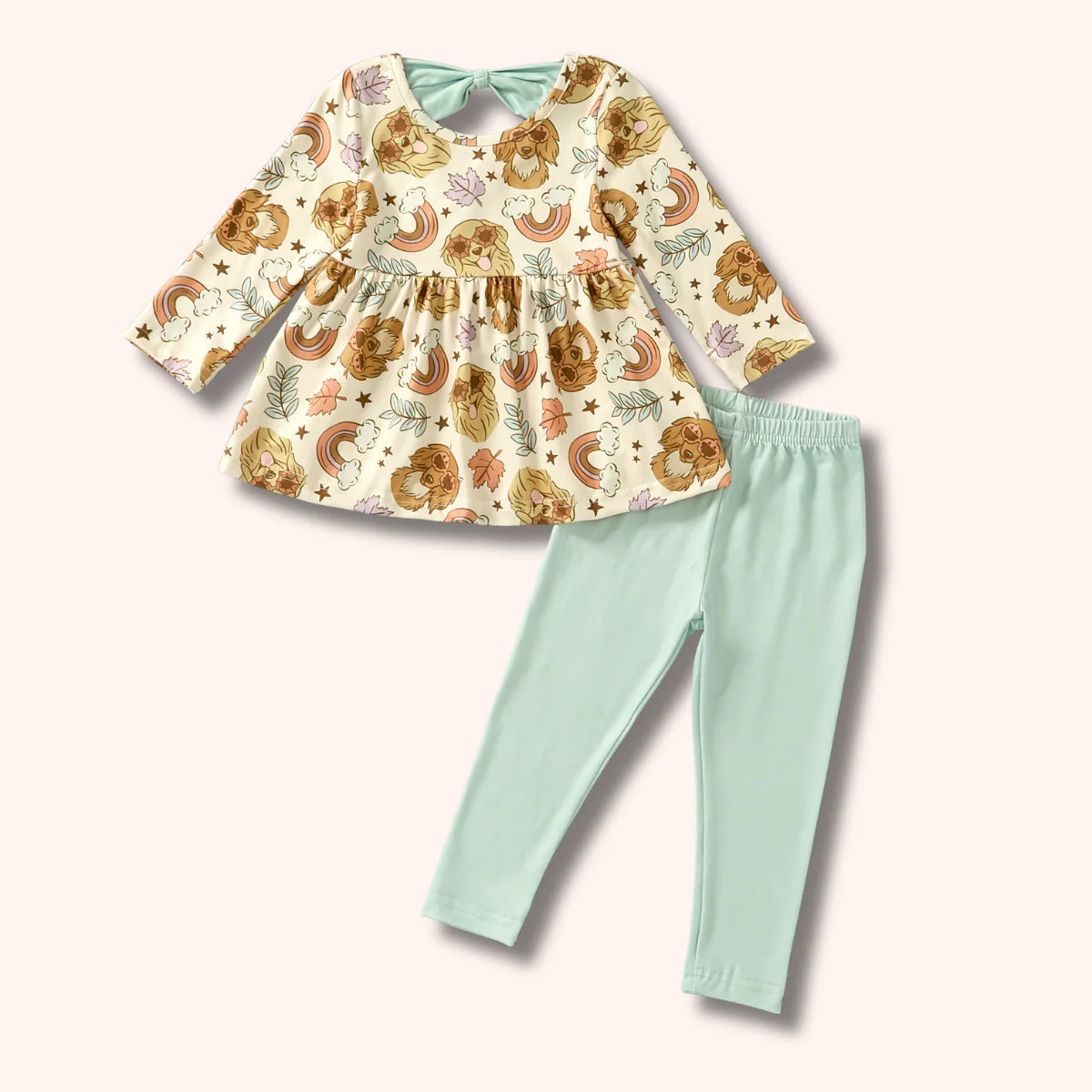 Howl-O-Ween Pants Set By Pete + Lucy