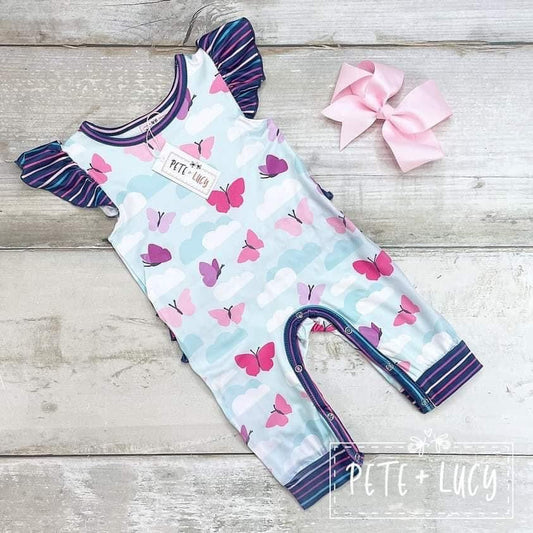 Come Fly With Me Infant Romper by Pete + Lucy