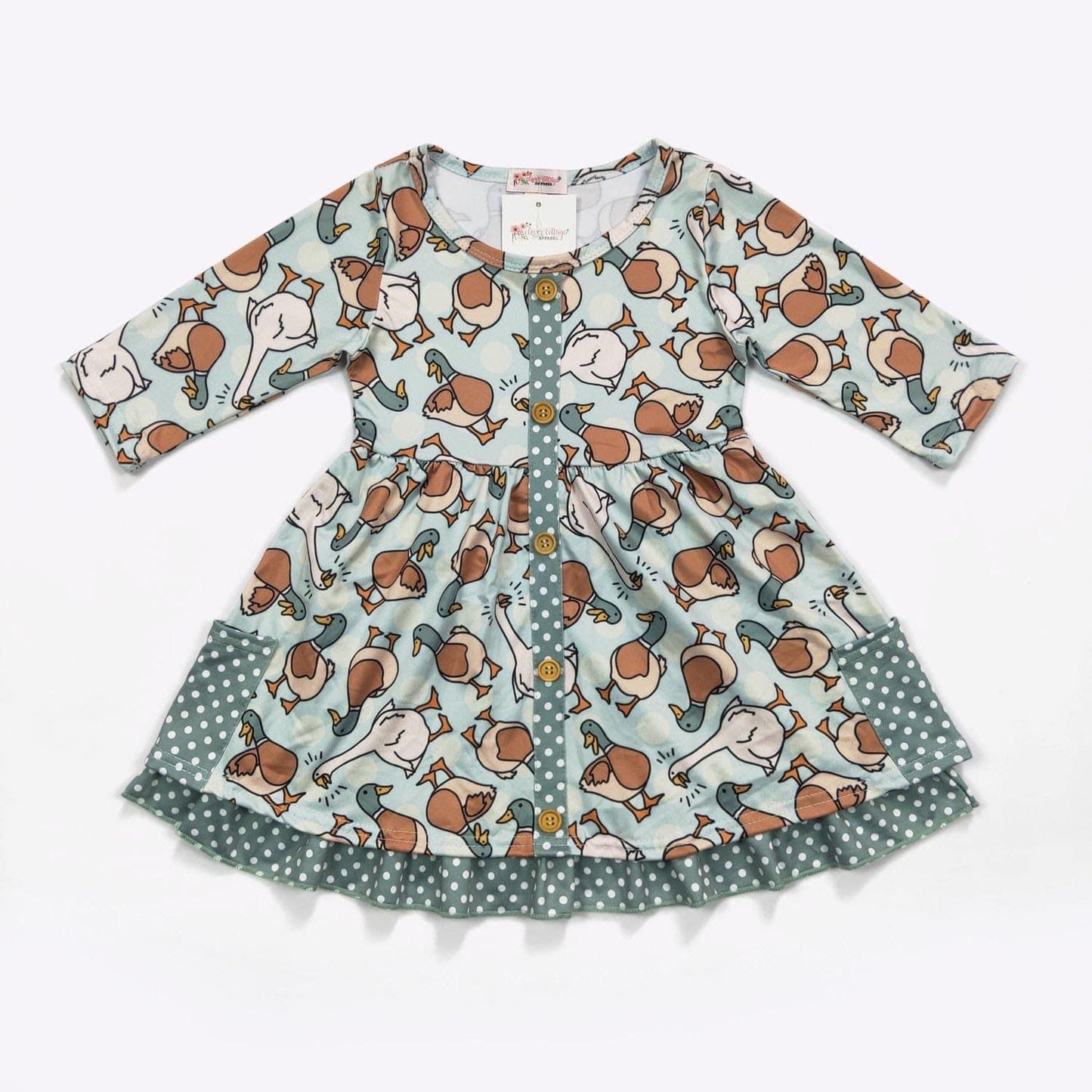 Mallard Duck Dress by Clover Cottage
