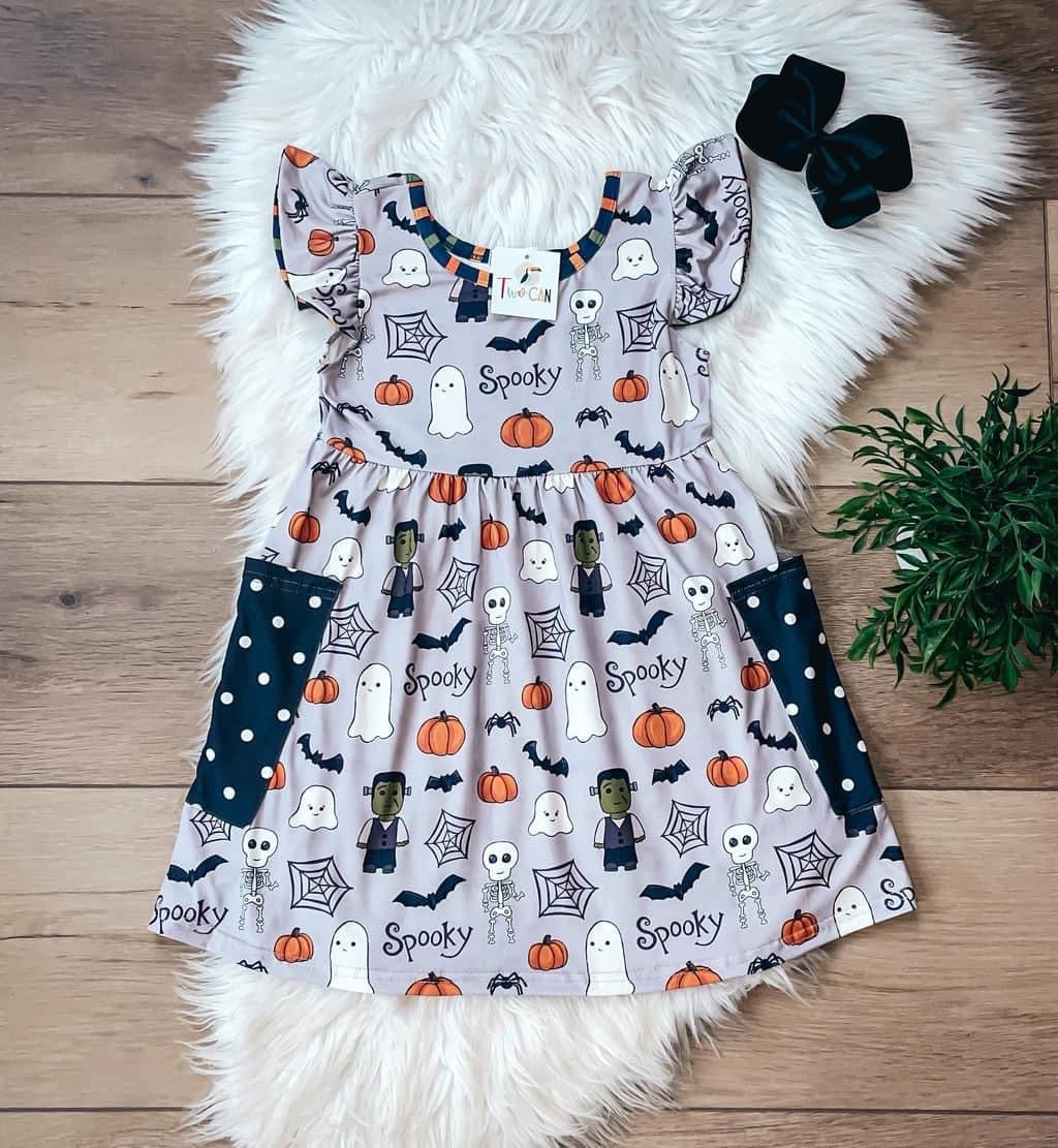 The Boo Crew Short Sleeve Dress by TwoCan