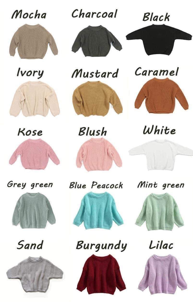 Toddler Sweater Pre-Order