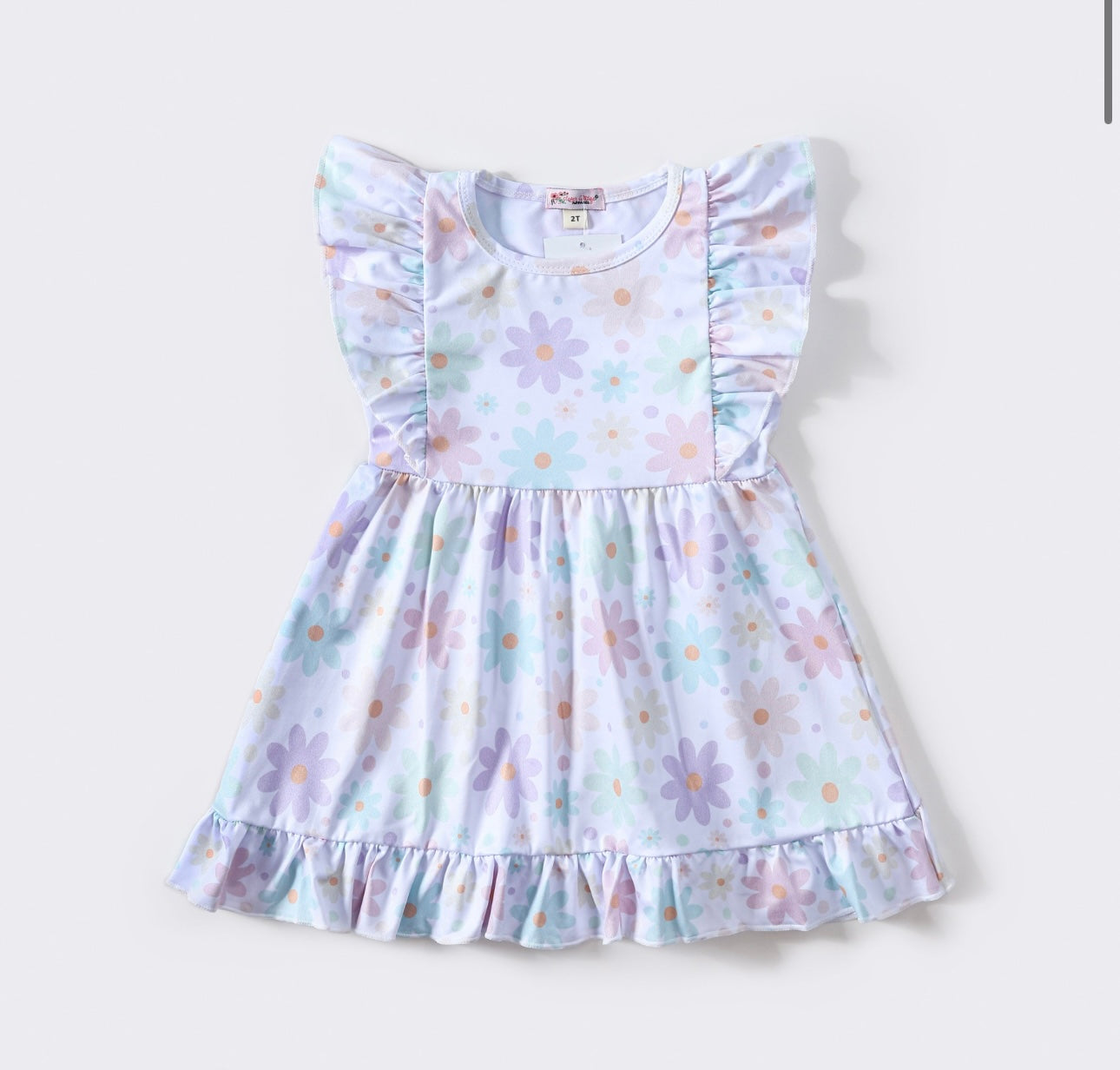 Happy Daisy Girls Dress By Clover Cottage