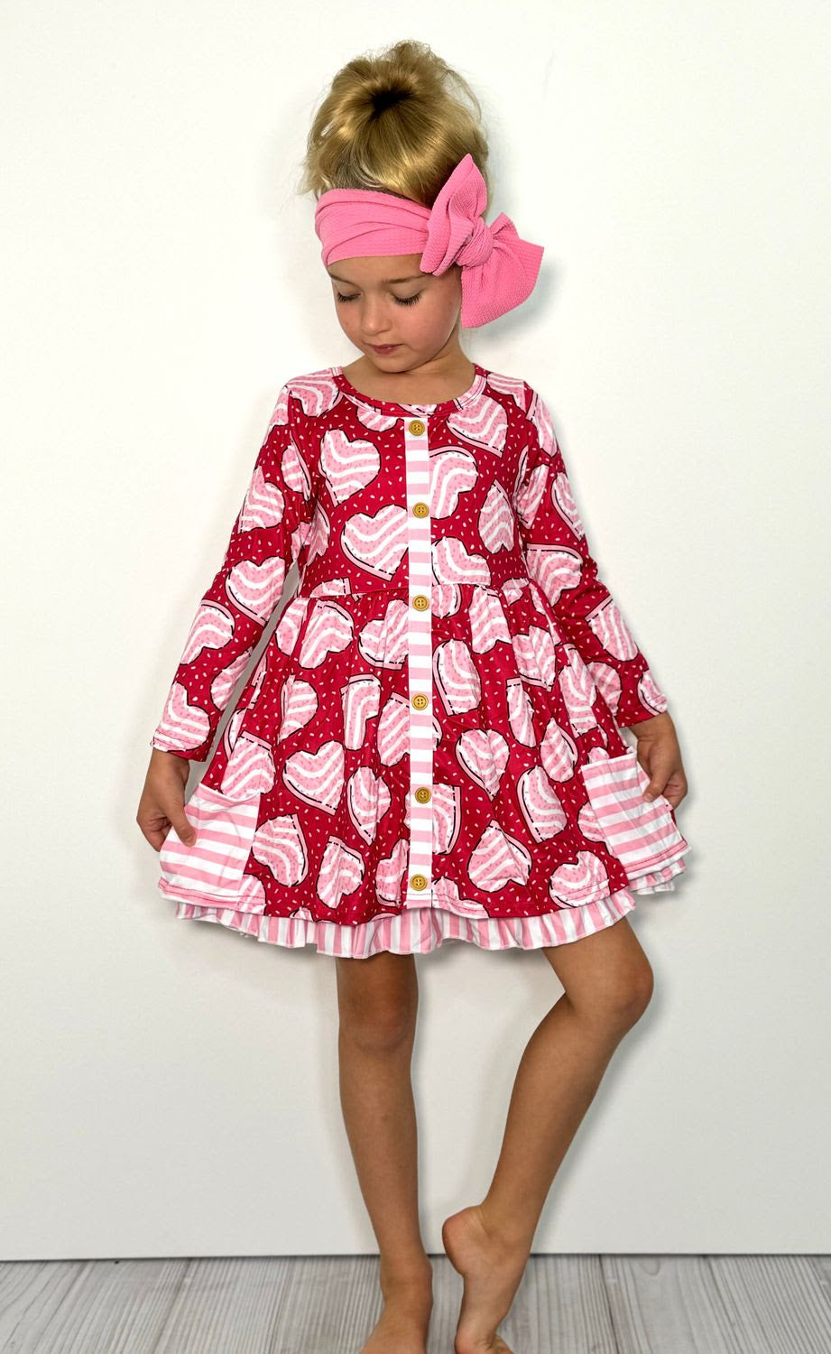 Cupid Cakes Dress by Clover Cottage