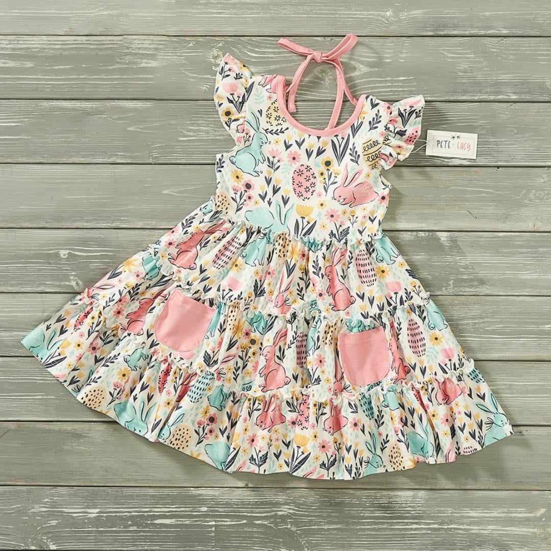 Bunnies In Bloom Dress by Pete + Lucy