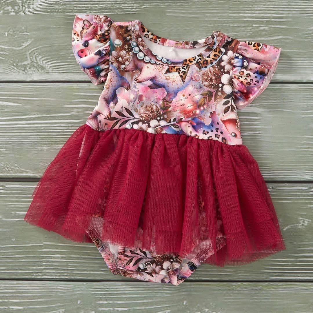 Boujee Piggies Infant Romper By Pete + Lucy