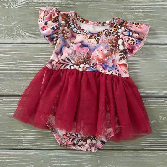 Boujee Piggies Infant Romper By Pete + Lucy