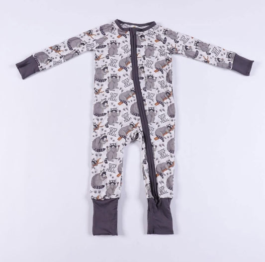 Cute But Feral Zip Romper