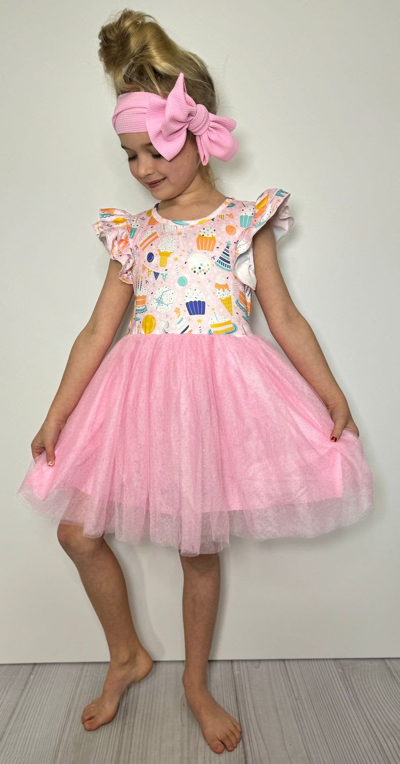 Celebrate Girls Dress By Clover Cottage