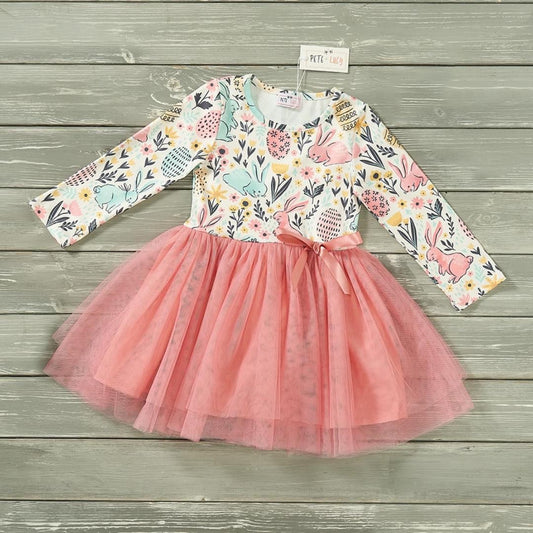 Bunnies In Bloom Tulle Dress by Pete + Lucy