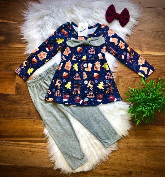 Christmas Cookies Pants Set by TwoCab