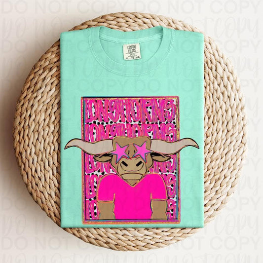 Longhorn Mascot Graphic Tee