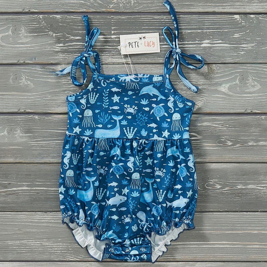 Pre-Order Under The Sea Girls Infant Romper