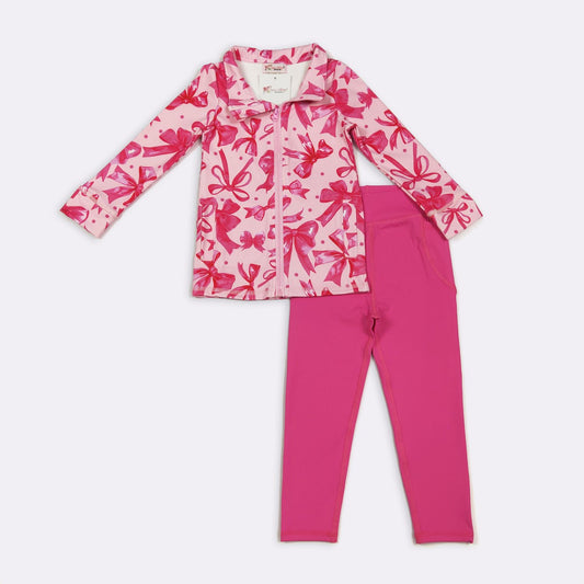 Fuschia Coquette Athletic Set By Clover Cottage