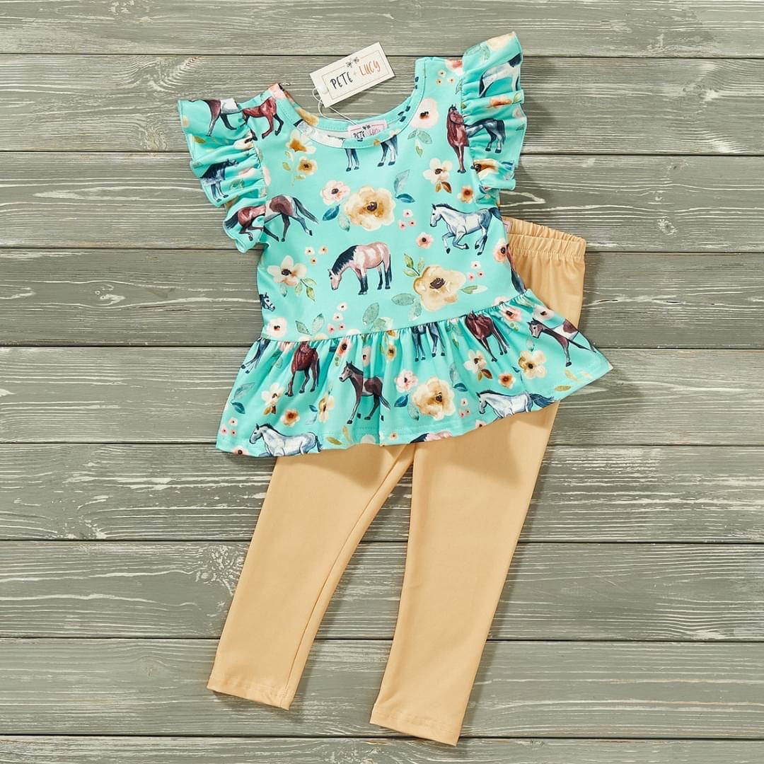 Gallop Away Pants Set by Pete + Lucy