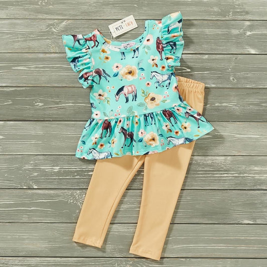 Gallop Away Pants Set by Pete + Lucy