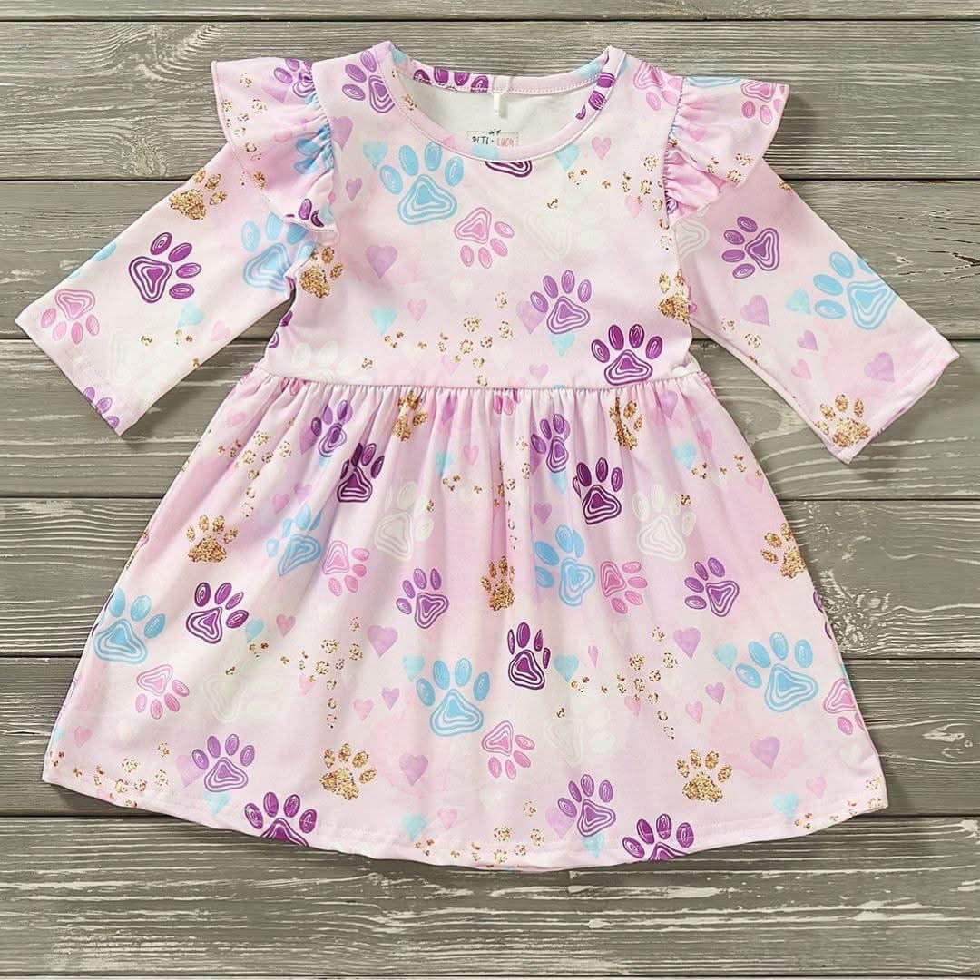 Paw Prints Dress By Pete + Lucy