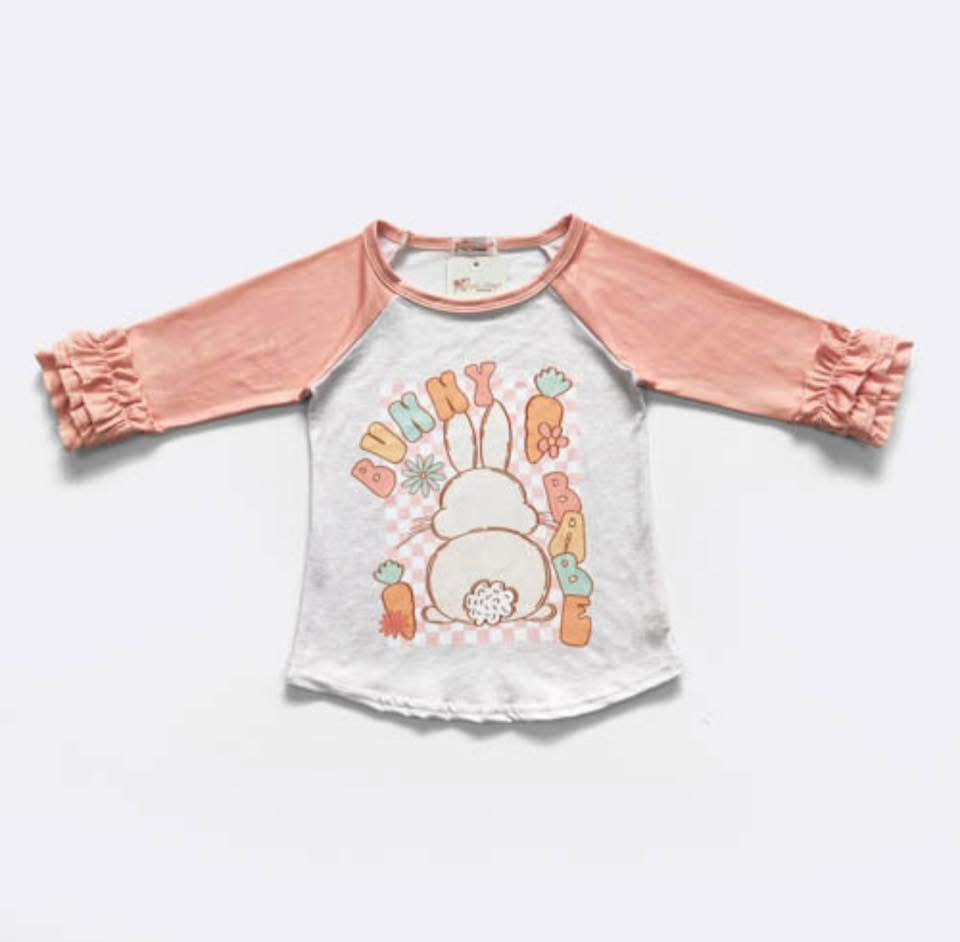 Bunny Babe Raglan By Clover Cottage