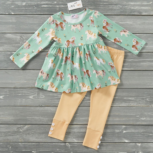 Happy Horses 🐴 Pants Set by Pete + Lucy
