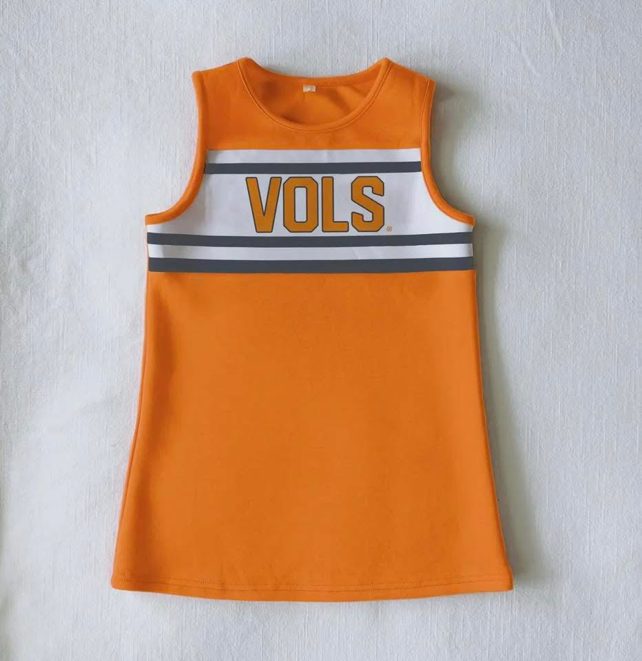 The University of Tennessee | Bright Orange Striped Cheer Dress