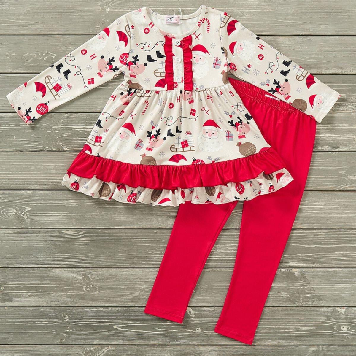 Pre-Order Santa’s Sleigh Pants Set by Pete + Lucy