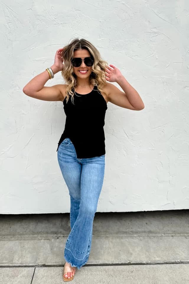Pre-Order Gabby Side Slit Tank by BLAKELEY