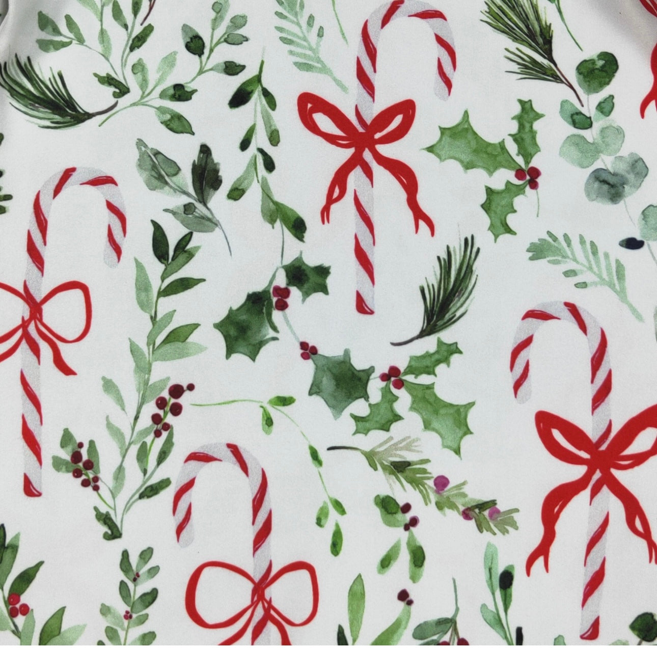 Whimsical Winter Candy Cane Dress By Clover Cottage