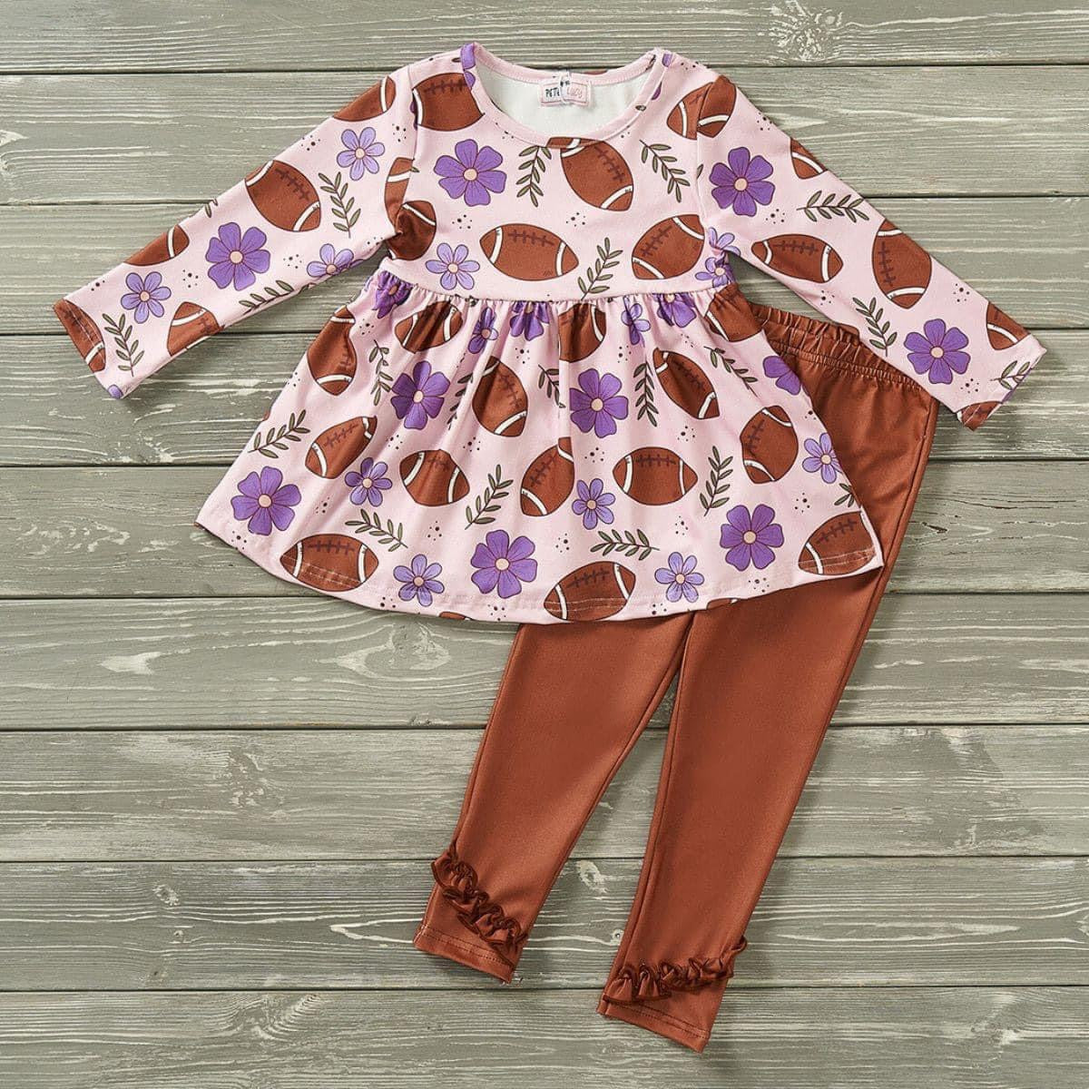 Gridiron Girls Pants Set by Pete + Lucy