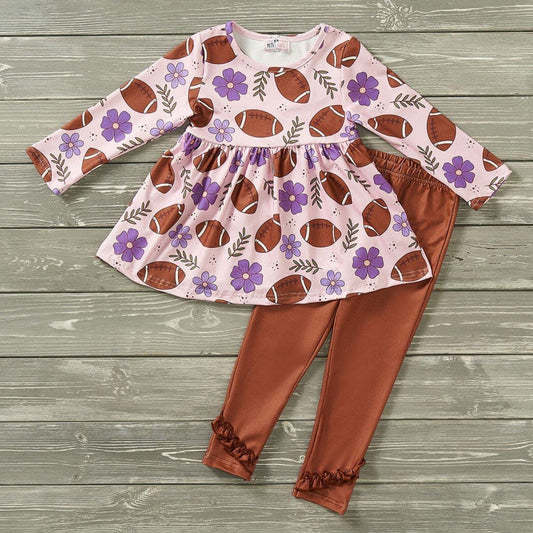 Gridiron Girls Pants Set by Pete + Lucy