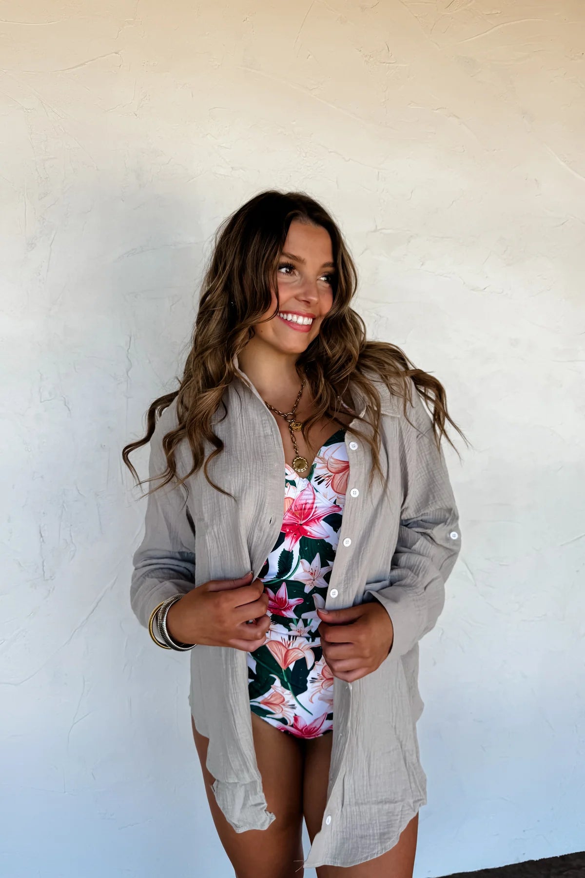 Pre-Order Santorini Shade Gauzy Top
