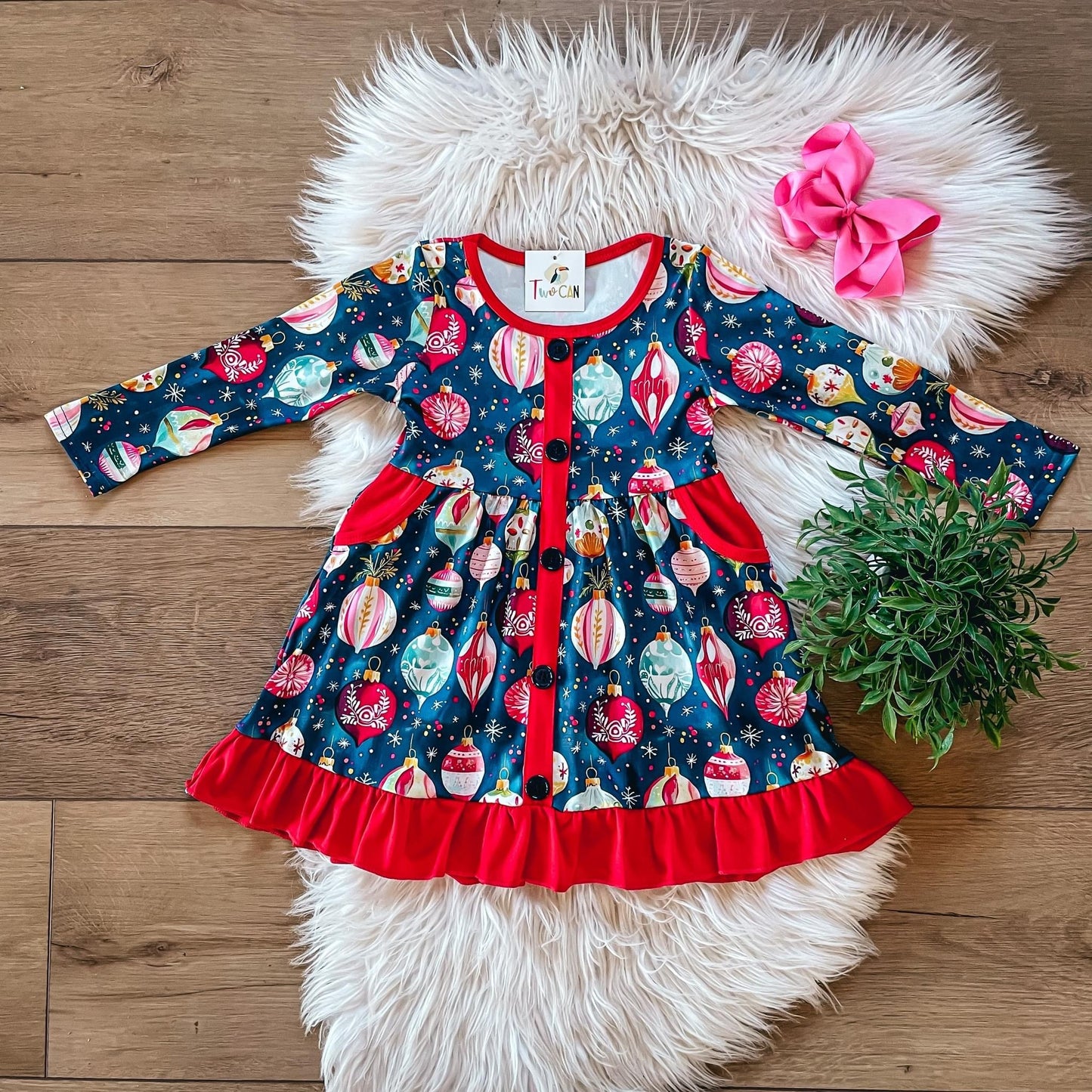 Vintage Ornaments Dress by TwoCan