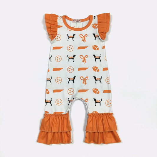 Rocky Top Infant Romper (Girls) By Clover Cottage