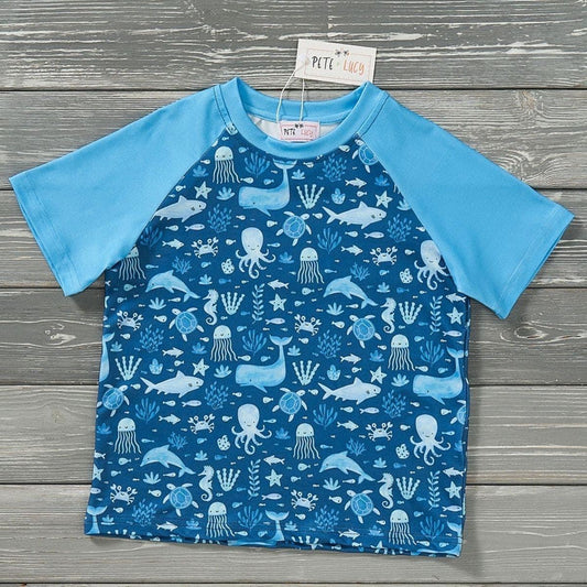 Pre-Order Under The Sea Boys Tee by Pete + Lucy