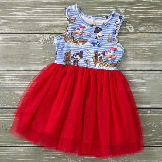 Pre-Order Steamboat Captain Tulle Dress By Pete + Lucy