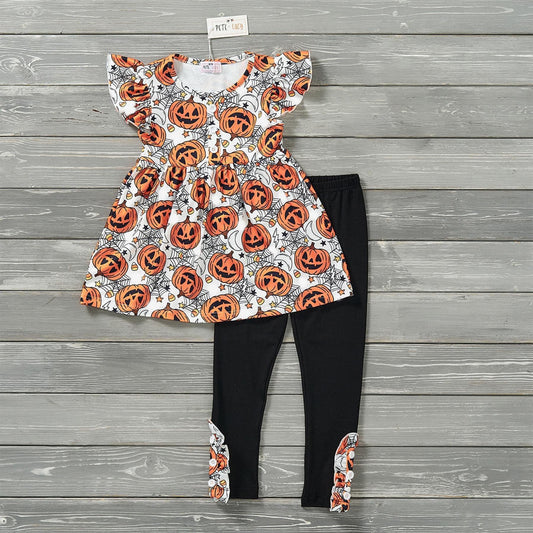 Pre-Order Just Jack-O-Lanterns Pants Set by Pete + Lucy