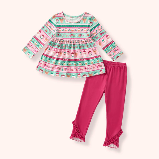 Pre-Order Tinsel & Tidings Pants Set by Pete + Lucy