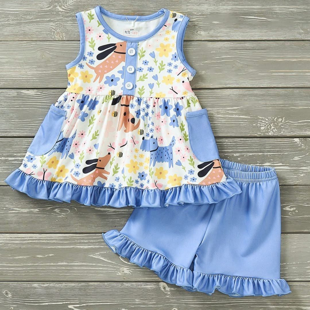 Bark in the Park Short Set by Pete + Lucy