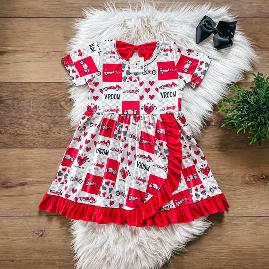 Vroom Valentine Dress By TwoCan