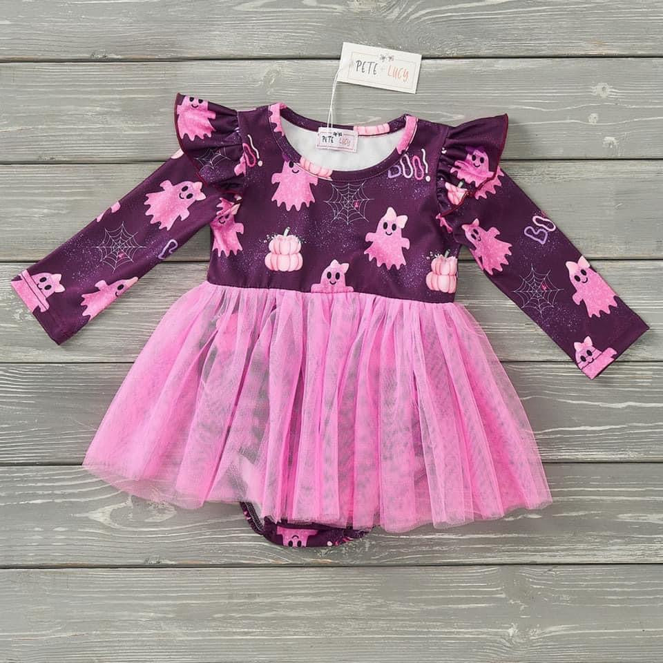 Pre-Order Glitter Ghosts Infant Romper by Pete + Lucy