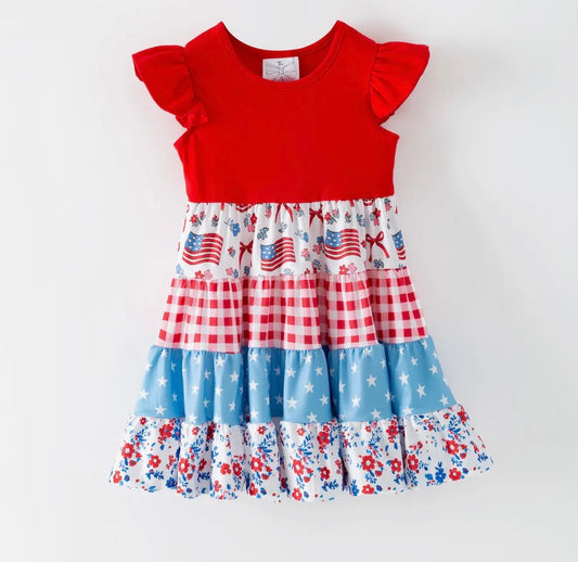 Patriotic Patchwork Dress
