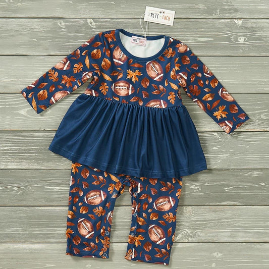 Leafy Field Legends Infant Romper by Pete + Lucy