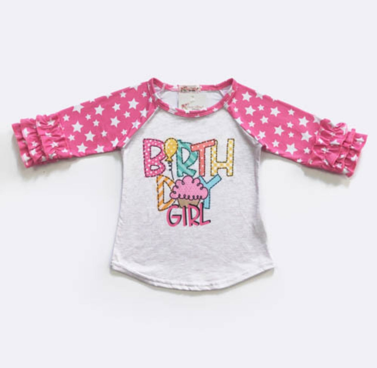 Birthday Raglan by Clover Cottage